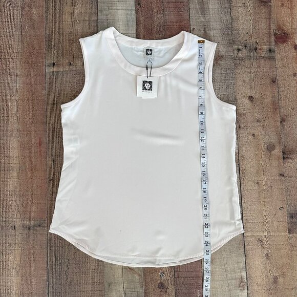 Anne Klein cream sleeveless top women's Medium NWT - Picture 3 of 7